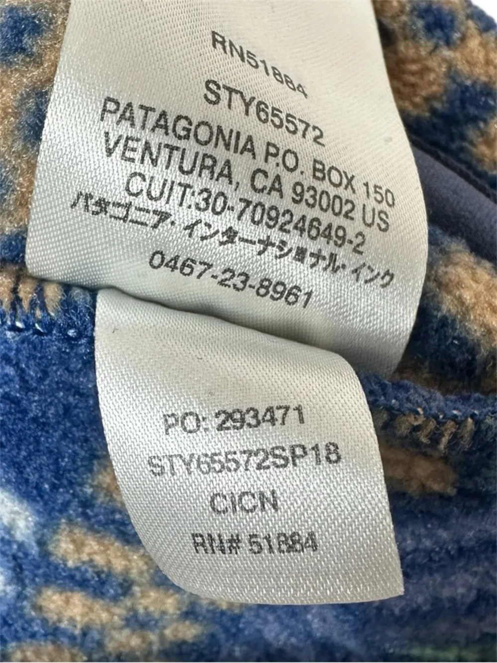 Patagonia Kids Synchilla Aztec Snap-T Pullover Jacket XL 14